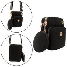 BOLSA MINI BAG TRANSVERSAL MAIS PORTA MOEDA-Unissex