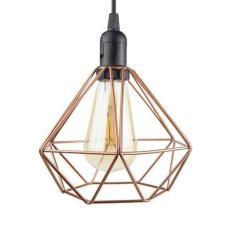 Pendente aramado diamante - cores - Trybo Design, BRONZE