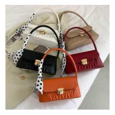 Bolsa Feminina Ombro Axilas Com Lenço De Bolinha Novo (084) - Unistar,