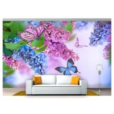 Papel De Parede Floral Flores Textura Sala 3D 3M² Xfl214 - Você Decpra