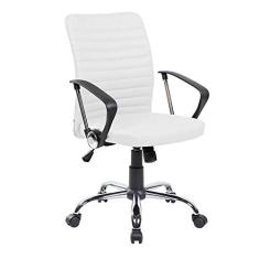 Cadeira de Escritório Diretor Giratória Oslo Branca