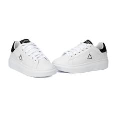 Tênis Feminino Branco Com Dourado Casual Estiloso - Nomad, Branco, 35