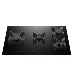 Cooktop 4 Bocas Gás Electrolux Expert Mesa de Vidro. Painel Touch e Timer Digital (KE4GF)