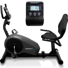 Bicicleta Ergométrica Horizontal PodiumFit H300 - Magnética - 8cargas - Max150Kg 