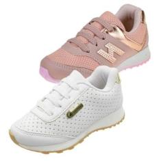 Kit 2 Tênis Escolar Infantil Feminino Menina-Feminino