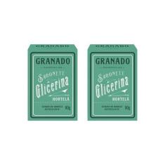 Sabonete Granado 90G Glicerina Hortela-Kit C/2Un