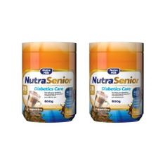 Kit 2X Nutra Senior Adulto 50+ Diabetics Care Complemento Alimentar 80