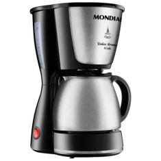 Cafeteira Eletrica Mondial C-34 JI-15X Bella Arome Inox - 550W - Ate 1
