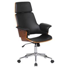 Cadeira de Escritório Coimbra - PU Preto