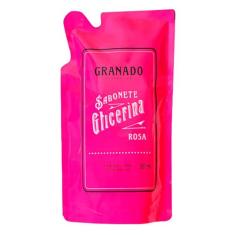 Refil Sabonete Líquido Granado Glicerina Rosa, 300ml