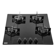 Cooktop Fogão A Gás 59x52cm 4 Bocas Vidro Bivolt - Franke