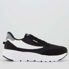Tênis Fila Renno Sport Feminino Preto e Branco-Feminino