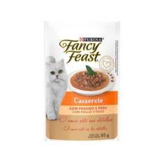Ração Úmida para Gato Adulto Sachê Fancy Feast - Casserole Frango e Pe