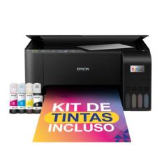EPSON Multifuncional EcoTank L3250 - Tanque de Tinta Colorida, Wi-Fi Direct, USB, Bivolt,Preto.