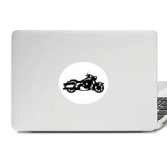 Adesivo de notebook com emblema de vinil mecânico de motocicleta