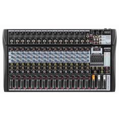 Mesa De Som 16 Canais Asx Com Equalizador Efeito Interface