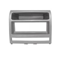 Moldura 1 Din Fiat Idea Palio Strada Siena Cd Mp3 Dvd Prata - Autoplas