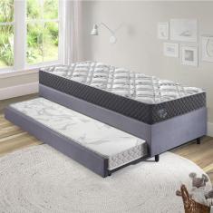 Bicama Box Solteiro 88x188 com Colchão Adapto Ecoflex - Cama inHouse