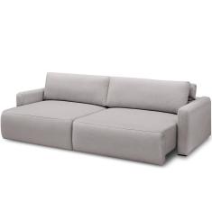 Sofá Retrátil Reclinável Para Sala De Estar Living 210cm Sevilha F04 Veludo Cinza