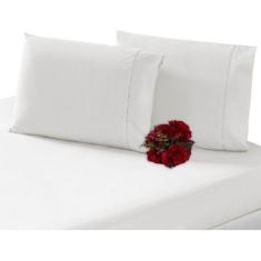 Jogo Lençol Casal Queen Size 3 Peças 200 Fios 100% Algodão - INGRID BO