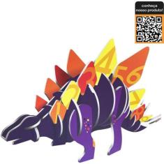QUEBRA-CABECA Cartonado 3D Dino 35 Pecas 44X24,5CM - Homeplay