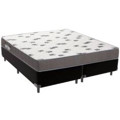 Cama Box e Colchão Light Espuma D33 Queen Ortobom