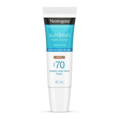 Protetor Solar Facial Neutrogena Sun Fresh Hydro Boost Cor 3.0 FPS 70 40mL