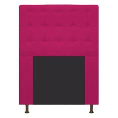 Cabeceira Estofada Dama 90 Cm Solteiro Suede Pink