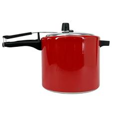 Panela De Pressão 7 Litros Alumínio Vermelho