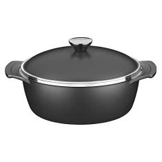 Tramontina Cacarola 24Cm 3,7L Lyon Preto - Aluminio Com Revestimento Antiaderente