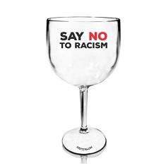 Taça Gin Transparente Personalizada No Racismo