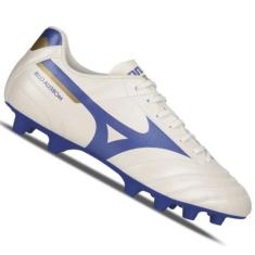 Chuteira Campo Mizuno Morelia Club Md, Branco, Marinho, 41