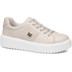 Tênis Casual Fem. Slip On Em Couro Legítimo Pegada 212108-Feminino