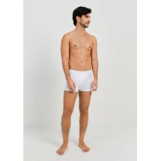 Cueca Boxer Com Elástico Personalizado - Hering, XG, Branco
