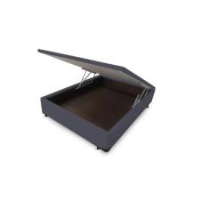 Cama Casal Padrão Box Baú 138x188 Em material sintético Reforçada Blin