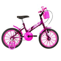 Bicicleta Ultra Kids T Lilás E Rosa Aro 16 - Ultrabike