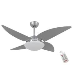 Ventilador Volare Quad Titanio 220V e Controle Remoto - CasaH, 220V