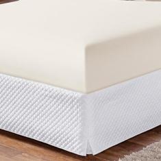 Lençol Soft Avulso Queen 200 Fios Com Elástico Palha - Enxoval Vip