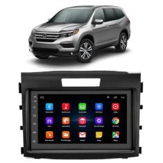 Kit Central Multimídia Android Honda Crv 2012 2013 2014 2015 2016 7 Po