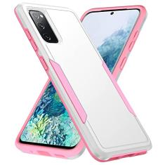 SORAKA Capa para Samsung Galaxy S20 FE Capa rígida de PC Capa macia de TPU para para-choques Capa robusta de ajuste fino Capa Samsung Galaxy S20 FE 5G