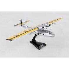 Miniatura  ferro aviao anfíbio daron pby-5 cataina usn 1/150, Prata, A