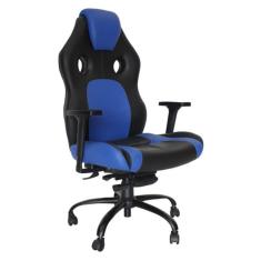 Cadeira Gamer Giratória com braço Linha Gamer Racing Azul