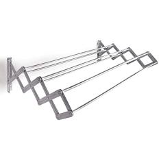 Varal de Parede Sanfonado Gibafér Alumínio, 80 cm