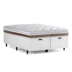 Cama Box Baú Herval Queen Amore, 74x158x198 cm, Molas Ensacadas
