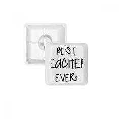 Best Teacher Ever Words Quotes teclado mecânico PBT kit de atualização para jogos