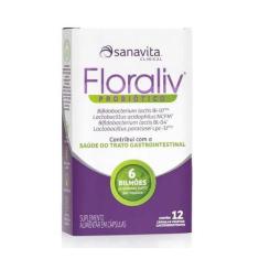Floraliv Probiotico - 12 Caps - Sanavita