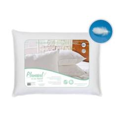 Travesseiro Plumasul com Penas de Ganso 50 x 70 cm - Branco