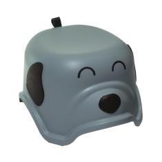 Banquinho Infantil 1 Degrau Cachorrinho Azul Kababy