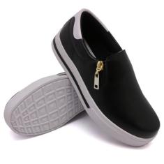 Tênis Slip On Feminino Casual Sapatenis Calce Fácil Linha Confort Esti