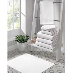 Toalha de Banho Silver 70x140cm Profissional Branca Lufamar